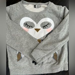 Joe boxer girls fleece top sweatshirt M (7-8)